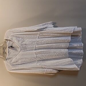 Care Noir White Baby doll top.